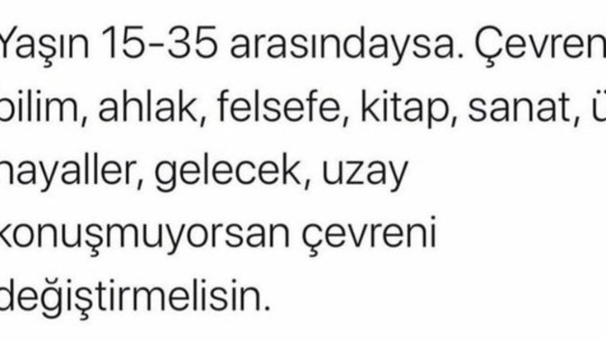 Çevre sizce de bu kadar önemli mi?