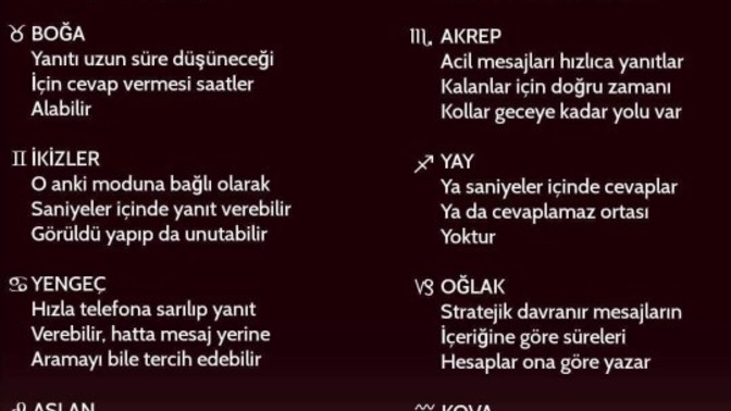 Mesajlara nasıl cevap verirsin?