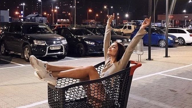 Alışveriş arabasıyla dolaşmak ister miydiniz?