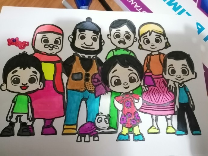 Kız kardeşimle Boyama Yaptık, Sizce Hangisi Daha Güzel?