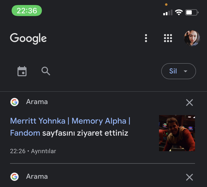 Google'da en son ne arattınız?