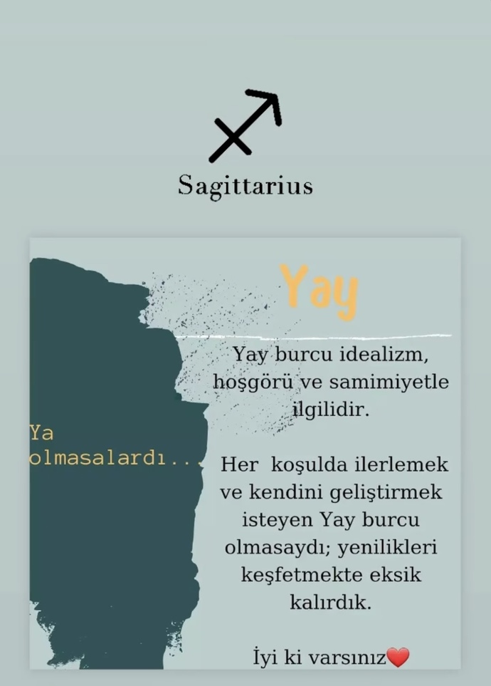 Sizin burcunuz olmasaydı, ne eksik kalırdı?