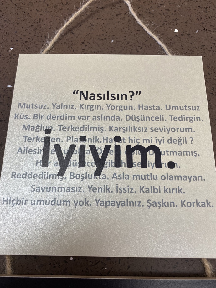 Şu zamana kadar ki yaşadığınız hayattan bir şey anladınız mı?