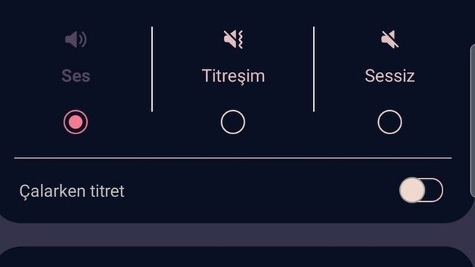Samsung telefonda tüm titreşimler nasıl kapanıyor?