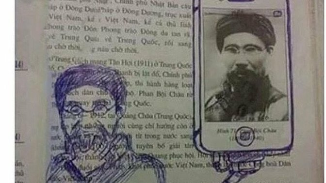 Ders kitaplarınıza resim çizer miydiniz?