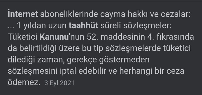 Ttnet cayma bedeli 570 tl?