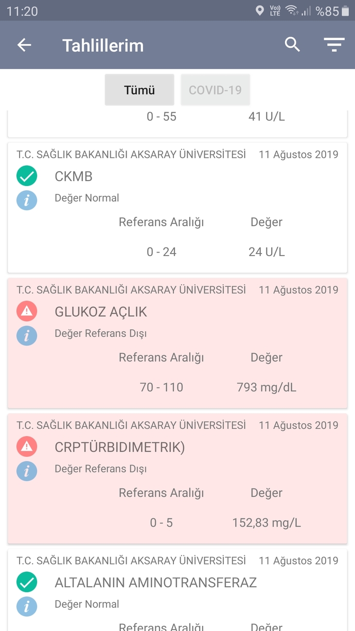 Arkadaşlar ben 2 yıl önce şeker komasına girdim açlık kan sekeri 793 tü gözümü açtığımda yoğun bakimdaydim bu rakami giren var mı ?