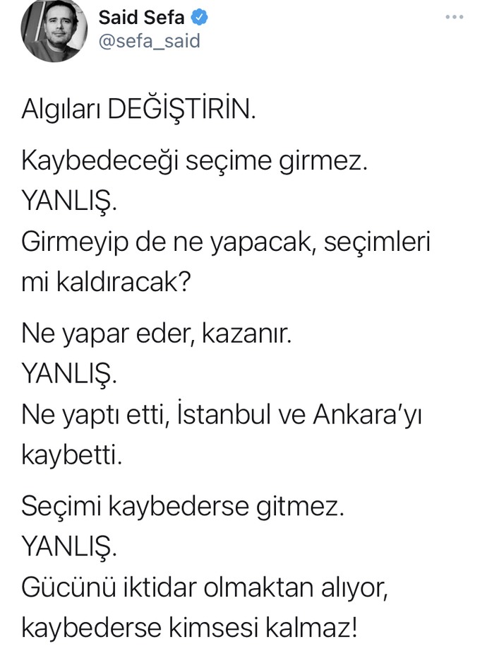 Erdoğan seçimi kaybederse gider mi?