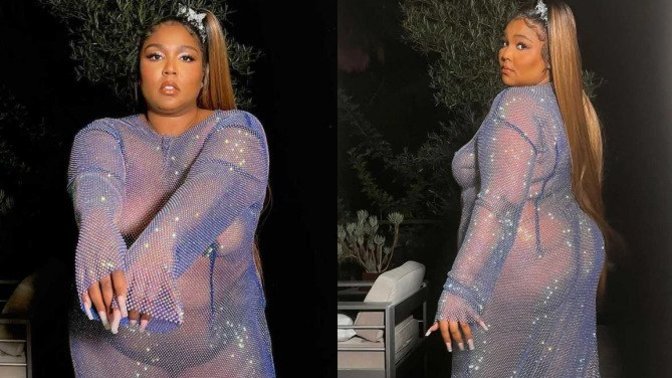 Lizzo'nun giydiği transparan elbise olay yarattı! Sizce bu öz güven mi, haber olma çabası mı?