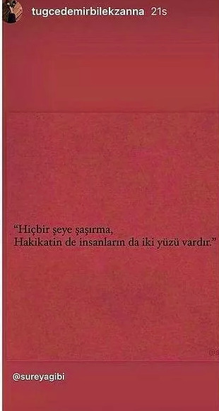 Tuğçe Demirbilek, Şef Danilo Zannaya Gönderme Yaptı! Sizce ihanet haberleri doğru mu?