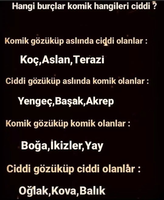 Senin grubun hangisi?