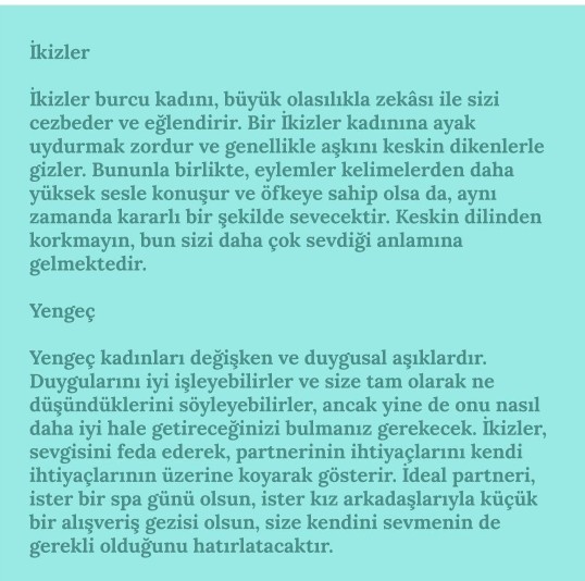 Burç kadınları acaba nasıl sevgisini gösterir?