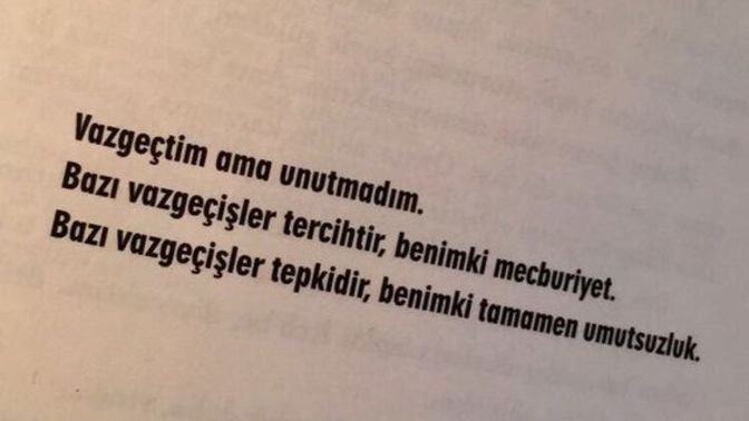 Neden vazgeçer insan tercih ettiğinden mi yoksa umutsuzluktan mı?