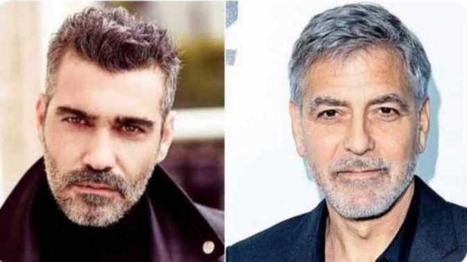 Caner Cindoruk, George Clooney'e benzetildi! Sizce de benziyor mu?