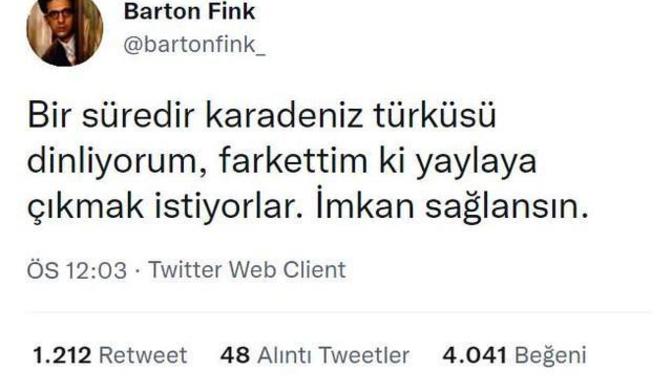 Sevdiğiniz bir Karadeniz şarkısı var mı?