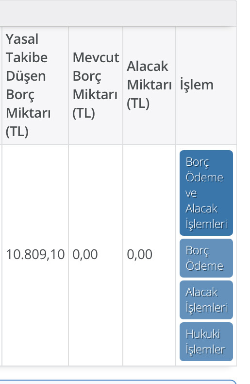 E devlette boyle bir sey cıktı ben simdi borclu muyum?