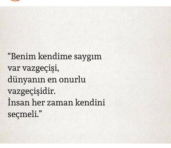 Kendinize saygınız var mı?