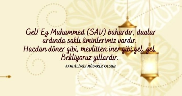 Bugün mevlid kandili tüm KS üyelerini kandilini kutluyorum sizde kutlamak istermisiniz?