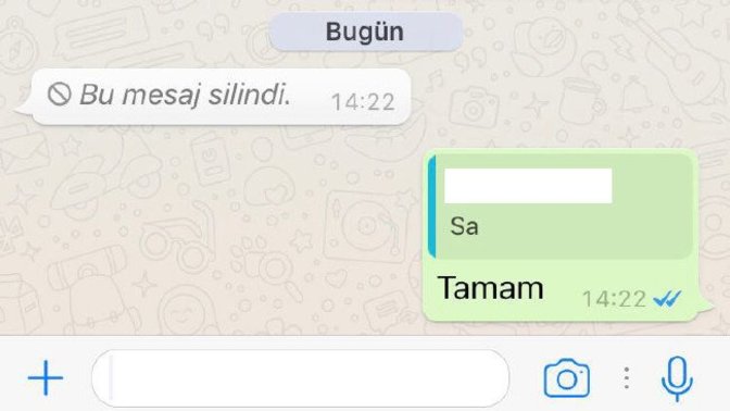 WhatsApp mesajı atıp silenlere ne yapmak isterdin?