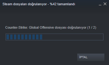 Oyun Dosyalarını Doğrulama İşlemi