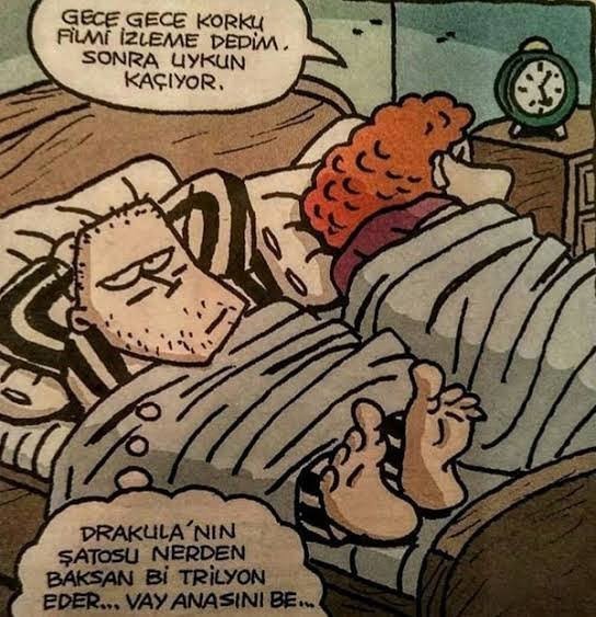 Korku filmi izleyip uyuyamadığınız oluyor mu?