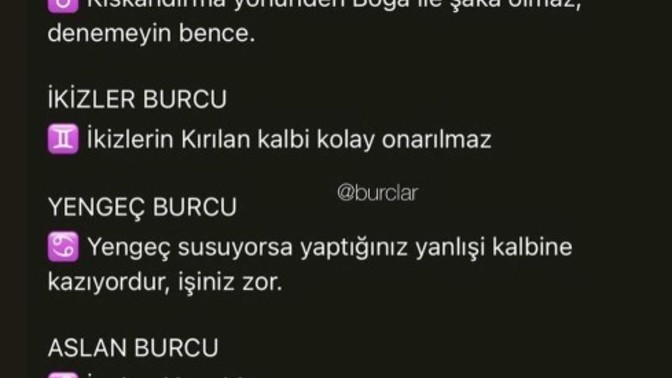 Burcuna göre hangisi sensin?