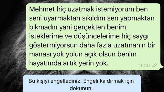 Flört ettiğim erkek arkadaşımla bir anda konuşmayı kestik?