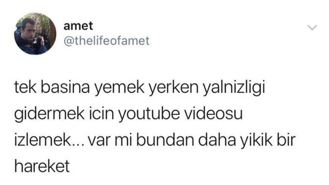 Dışarıda tek başınıza yemek yer misiniz?