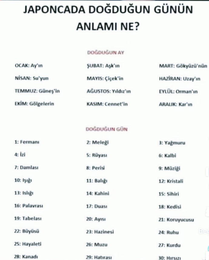 Japonyada doğduğun günün anlamı ne?