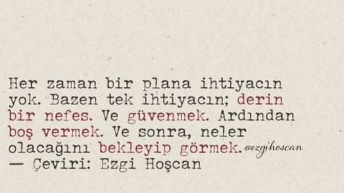 Hayatı planlı mı yaşamak yoksa akışına mı bırakmak gerekir?