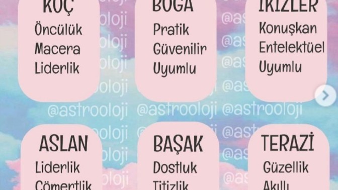 Burcunun en belirgin üç özelliği neymiş acaba?