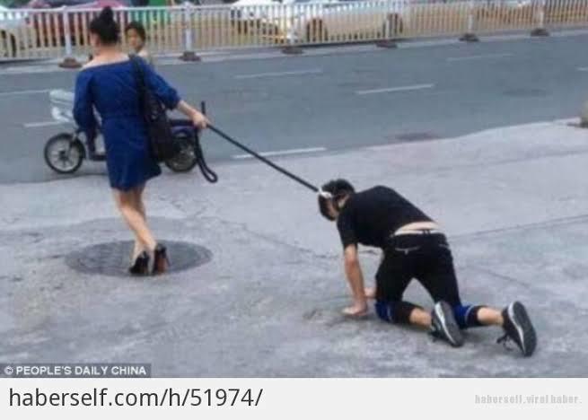 Adamı iti yapmış gezdiren kızlar bunu nasıl yapıyor?