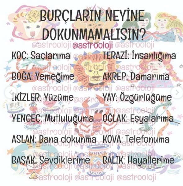Burçların neyine dokunmamalısınız?