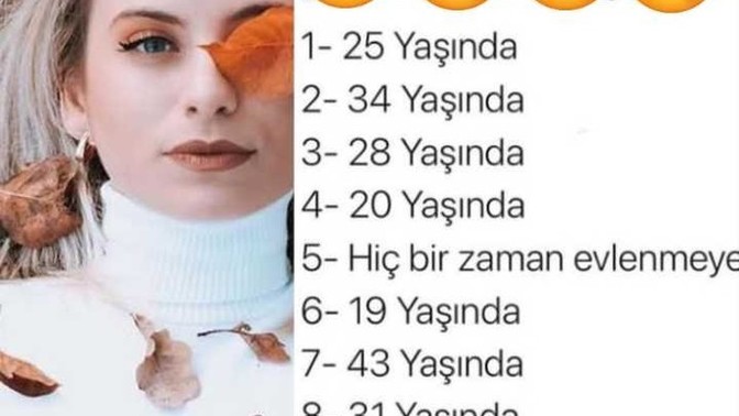 Doğum yılınızın son rakamına göre kaç yaşında evleneceksiniz?