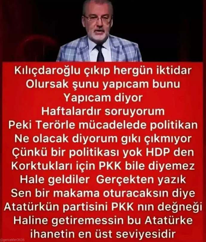 Türkiyede secim olsa CHP iktidar olarak güveniyormusunuz?