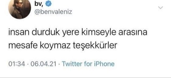 Ne olursa arana biri ile mesafe koyarsın?