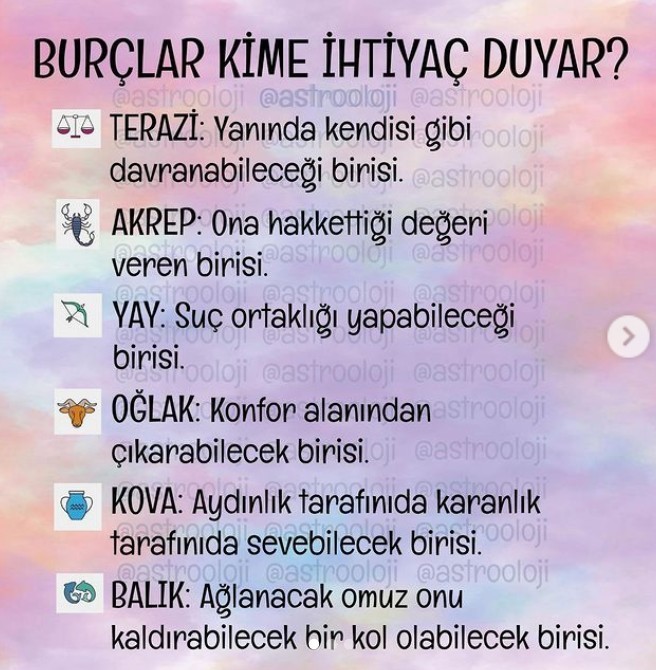 Burçlar nasıl birine ihtiyaç duyarlar?