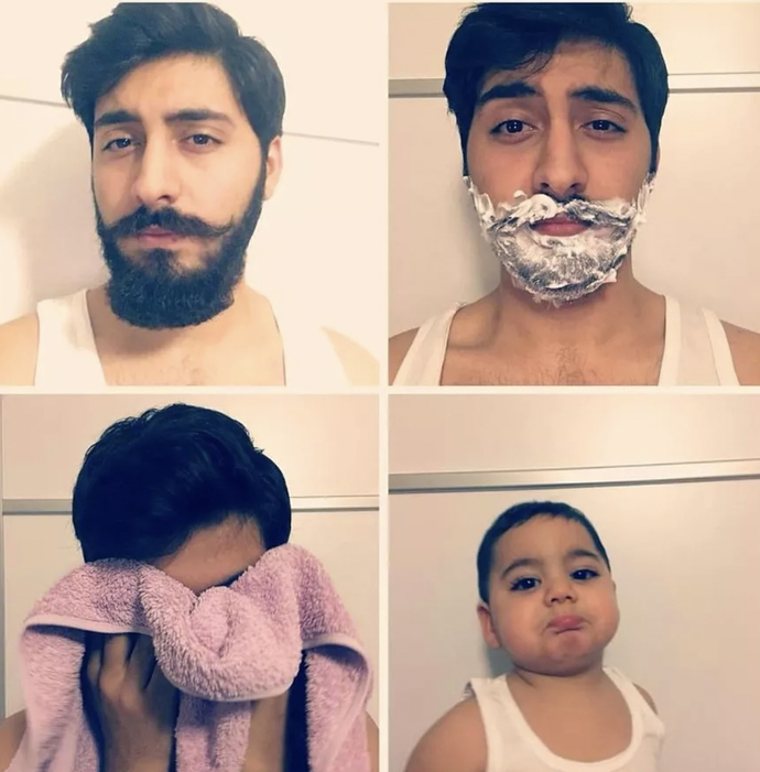Kadının makyajsızlığı ve bakımsızlığı mı erkeğin sakalsızlığı mı?