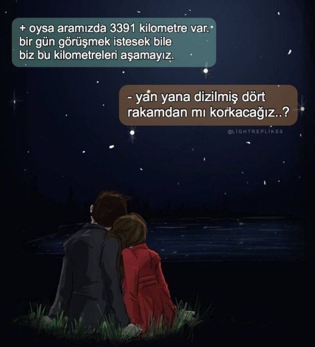 Ne kadar Mesafe engeldir Yüreğinizin sevmesine KS Canlar?