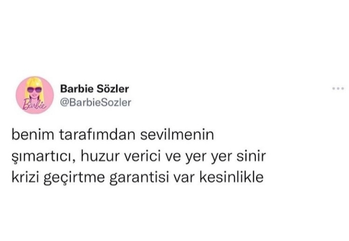 Sizinle sevgili olacak kişiye neyin garantisini veriyorsunuz?