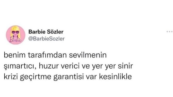 Sizinle sevgili olacak kişiye neyin garantisini veriyorsunuz?