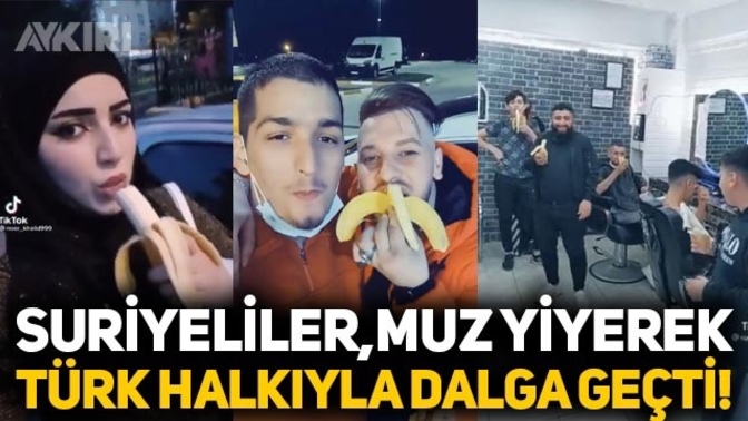 Bir Türk vatandaşının "Biz muz yiyemiyoruz" demesinin ardından Suriyeliler TikTok'ta "Muz yeme" akımı başlattı. Ne düşünüyorsunuz?