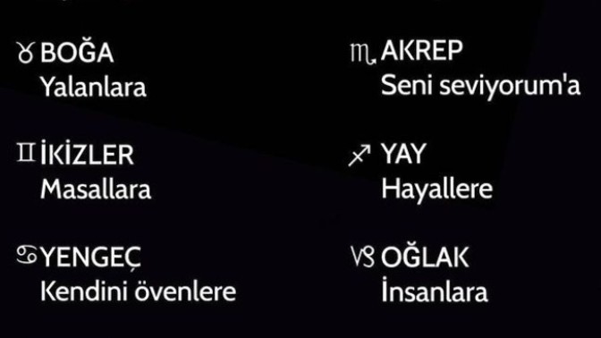 Burçlar neye inanmaz?