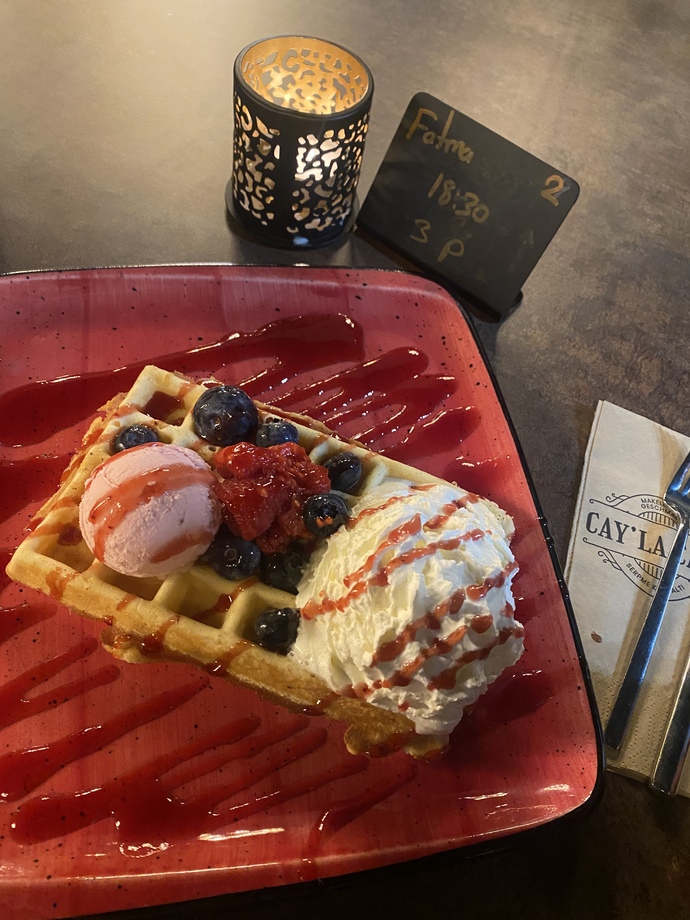 Waffle yanında çay mı yoksa kahve mi?