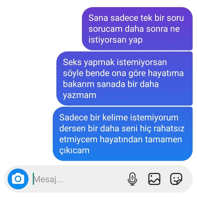 Beni bilerek mi kâle almıyor?