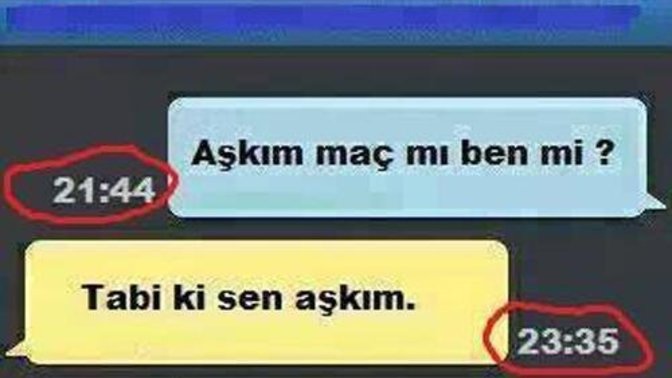Maç mı yoksa sevgiliyle buluşmak mı?