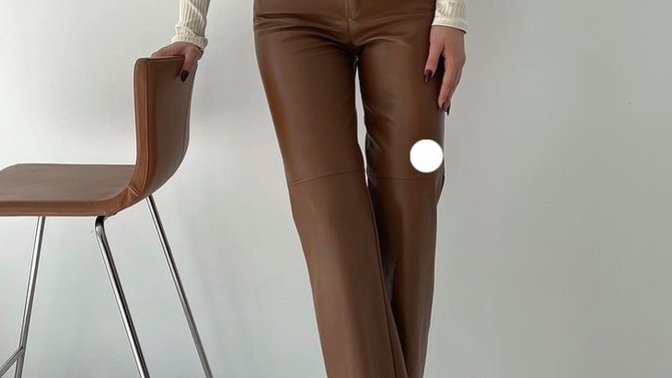 Bu sene deri pantolon moda mı? Siz giyiyor musunuz?