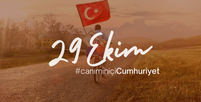 En güzel bayramı coşkuyla, #canımıniçiCumhuriyet diyerek kutluyoruz! Cumhuriyetin sana miras bıraktığı en güzel şey nedir?