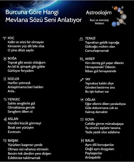 Hangi mevlana sözü seni anlatıyor?