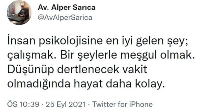 İnsan psikolojisine iyi gelen bir şey söyler misiniz?